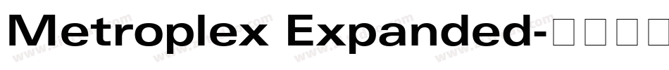 Metroplex Expanded字体转换